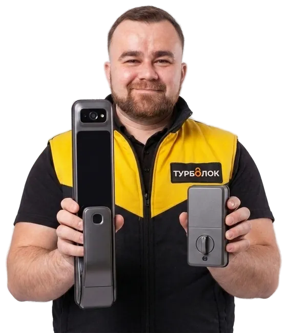 Установка умных замков в Новокузнецке — мастер TurboLock